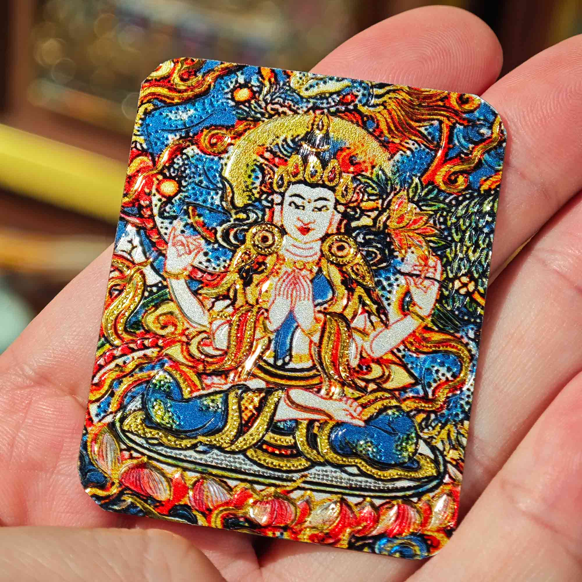Four-Armed Avalokiteshvara Small Thangka