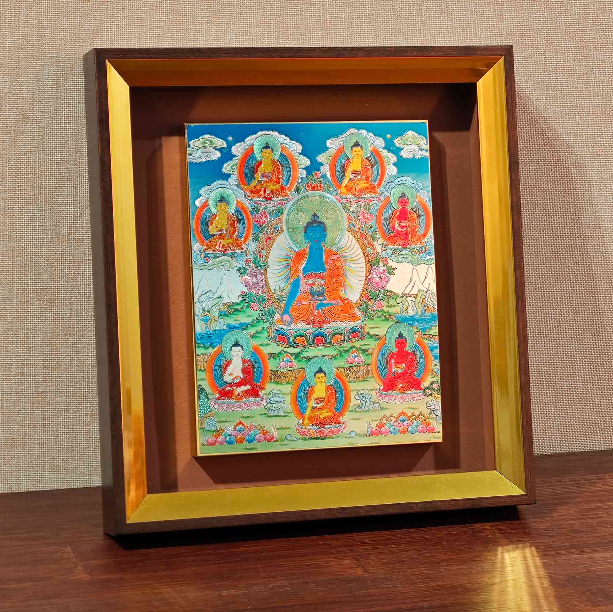 Bhaiṣajyaguru Medium Thangka